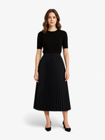 Load image into Gallery viewer, Pleated Midi Skirt | High Waist | Flowing A-line Silhouette