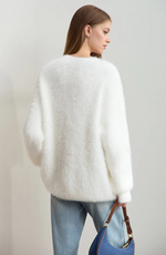 Load image into Gallery viewer, Fondamentale Fuzzy Knit Sweater | Relaxed Fit | Soft Texture