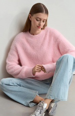 Load image into Gallery viewer, Fondamentale Fuzzy Knit Sweater | Relaxed Fit | Soft Texture