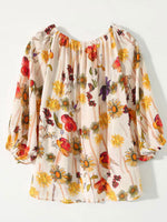 Load image into Gallery viewer, Floral Blouse | Puff Sleeves | Clarté Collection