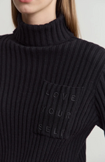 Load image into Gallery viewer, Ribbed Turtleneck Sweater | Soft Cashmere Blend | Fitted Silhouette