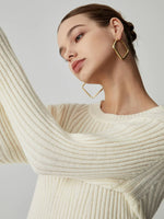 Load image into Gallery viewer, Fondamentale Ribbed Knit Sweater Dress | Long Sleeve | Slim Fit Mini