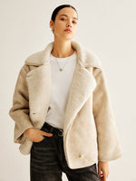 Load image into Gallery viewer, Fondamentale Faux Shearling Jacket | Oversized Fit | Winter Warmth