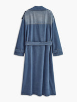 Load image into Gallery viewer, Fondamentale Denim Trench Coat | Double-Breasted | Belted Long Fit