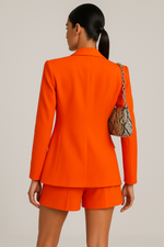 Load image into Gallery viewer, Blazer and High Waist Shorts Set | Summer Tailoring