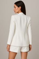 Load image into Gallery viewer, Blazer and High Waist Shorts Set | Summer Tailoring