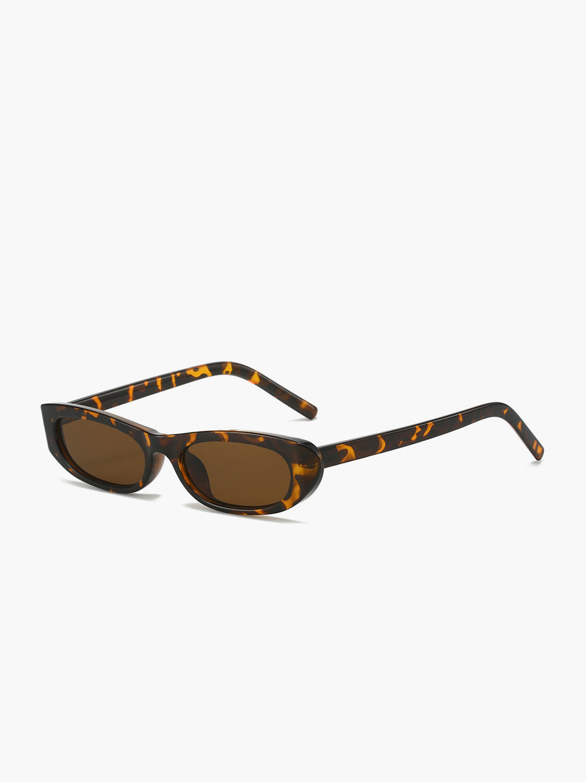 Lunettes de soleil ovales Cat-Eye | Monture tortue | Protection UV400