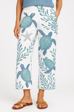 Load image into Gallery viewer, Évasion Printed Wide Leg Beach Trousers | Elastic Waist
