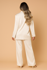 Load image into Gallery viewer, Double Breasted Blazer & Wide Leg Trouser Set | Oversized Fit