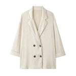 Load image into Gallery viewer, Double Breasted Blazer & Wide Leg Trouser Set | Oversized Fit