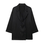 Load image into Gallery viewer, Double Breasted Blazer & Wide Leg Trouser Set | Oversized Fit