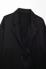 Load image into Gallery viewer, Double Breasted Blazer & Wide Leg Trouser Set | Oversized Fit