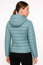 Load image into Gallery viewer, Hooded Puffer Jacket | Lightweight Down Fill | Regular Fit