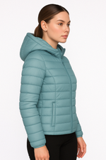 Load image into Gallery viewer, Hooded Puffer Jacket | Lightweight Down Fill | Regular Fit