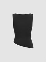 Load image into Gallery viewer, Draped Cowl Neck Sleeveless Top | Lightweight Knit