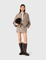 Load image into Gallery viewer, Wool Blend Short Jacket | Structured Urban Style