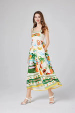 Load image into Gallery viewer, Évasion Paradise Print Cami Maxi Dress | Relaxed Fit | Summer