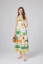 Load image into Gallery viewer, Évasion Paradise Print Cami Maxi Dress | Relaxed Fit | Summer