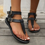 Load image into Gallery viewer, Avelyn Leather Sandals | Wrap Strap Design with Cushioned Sole