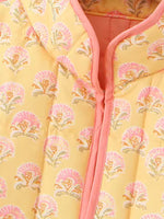 Load image into Gallery viewer, Quilted Floral Jacket | Stand Collar | Relaxed Fit