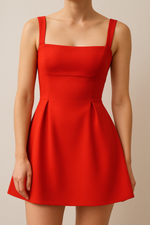 Load image into Gallery viewer, Mini Dress | Square Neck | A-line Silhouette | Summer