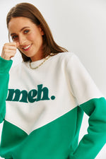 Load image into Gallery viewer, Fondamentale Graphic Sweatshirt | Contrast Panel | Relaxed Fit