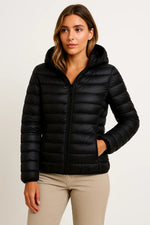Load image into Gallery viewer, Down Puffer Jacket | Lightweight Hooded Design
