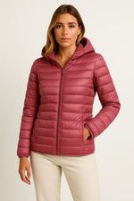 Load image into Gallery viewer, Down Puffer Jacket | Lightweight Hooded Design