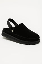 Load image into Gallery viewer, Fondamentale Plush-Lined Mule Slippers | PU Leather | Thick Sole