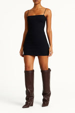 Load image into Gallery viewer, Fold-Over Knee Boots | Pointed Toe & Hidden Wedge Heel