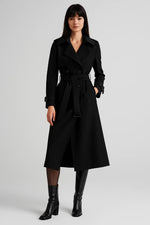 Load image into Gallery viewer, Fondamentale Long Trench Coat | Belted A-Line Silhouette | Classic Mid-Season Design