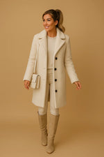 Load image into Gallery viewer, Fondamentale Long Teddy Coat | Soft Textured Finish