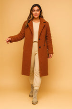 Load image into Gallery viewer, Fondamentale Long Teddy Coat | Soft Textured Finish