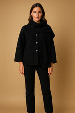 Load image into Gallery viewer, Fondamentale Fringe Detail Coat | Relaxed Fit