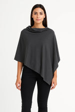 Load image into Gallery viewer, Asymmetric Drape Poncho | Soft Knit