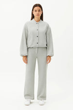 Load image into Gallery viewer, Buttoned Bomber Jacket | Stand Collar | Relaxed Fit