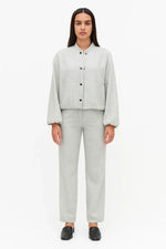 Load image into Gallery viewer, Buttoned Bomber Jacket | Stand Collar | Relaxed Fit