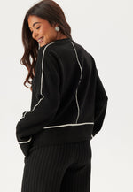 Load image into Gallery viewer, Contrast Stitch Knit Sweater | Relaxed Fit