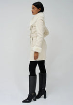 Load image into Gallery viewer, Faux Shearling Coat | Turn-Down Collar | Side Zip Closure