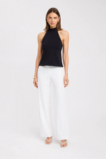 Load image into Gallery viewer, Évasion Sculpted Halter Tank Top in Stretch Knit | Summer