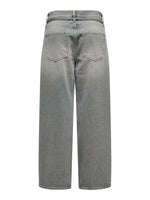 Load image into Gallery viewer, Wide-Leg Grey Jeans | High Waist | Modern Streetwear Denim
