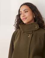 Load image into Gallery viewer, Structured Short Coat | High Collar | Boxy Fit