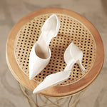 Load image into Gallery viewer, Pointed Toe Patent Heels | Slip-On Pumps