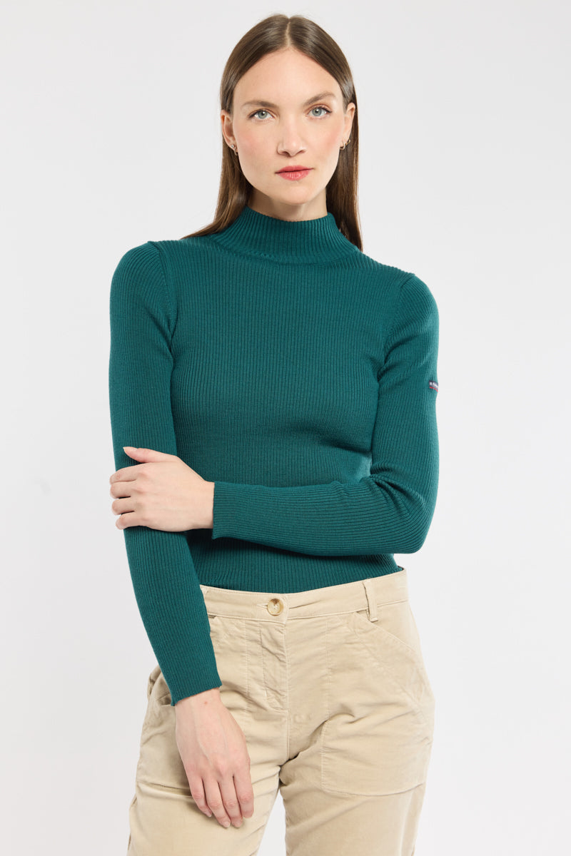 Pull ribbé col roulé | Coupe slim | Essentiel hiver