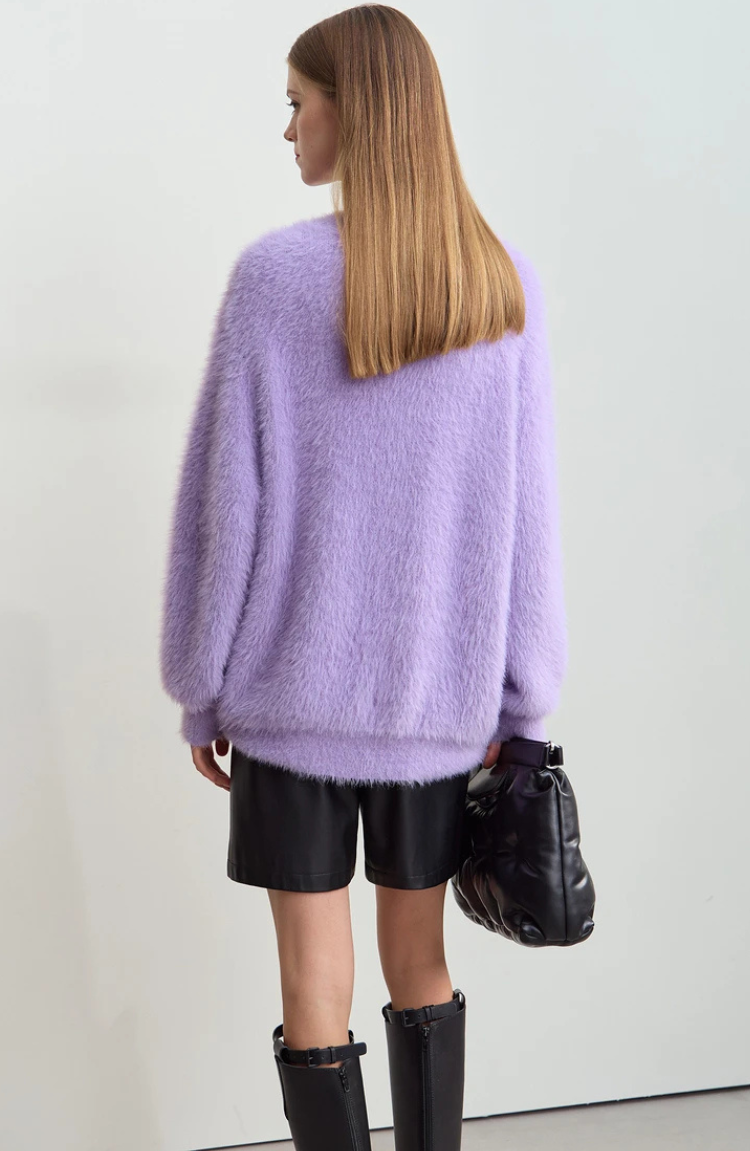 Fondamentale Fuzzy Knit Sweater | Relaxed Fit | Soft Texture