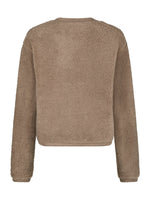 Load image into Gallery viewer, Fondamentale Teddy Cardigan | Faux Shearling Texture | Button Front
