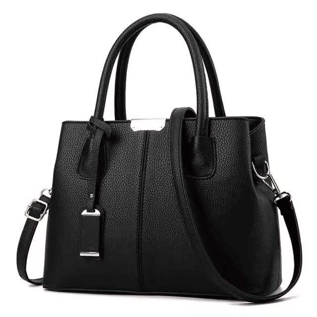 Fondamentale Structured Leather Tote Bag | Dual Carry Design