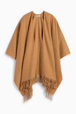 Load image into Gallery viewer, Fringed Open Poncho | Lightweight Drape
