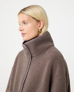 Load image into Gallery viewer, Faux Shearling Zip Jacket | High Collar | Oversized Fit
