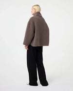 Load image into Gallery viewer, Faux Shearling Zip Jacket | High Collar | Oversized Fit
